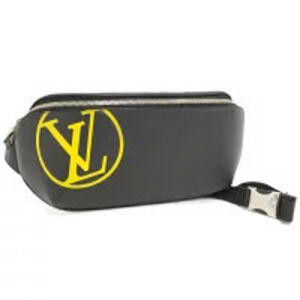 LOUIS VUITTON Bumbag LV Circle Waist Bag Epi Noir Black